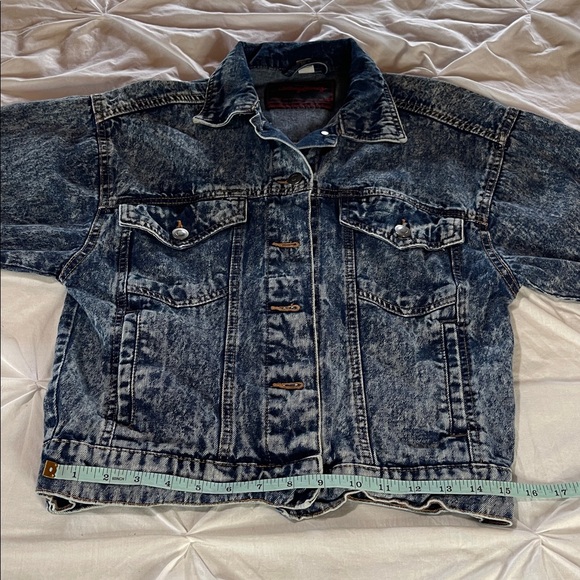 Rolling Stones 100% Cotton Acid Wash Denim Jacket - Picture 11 of 12